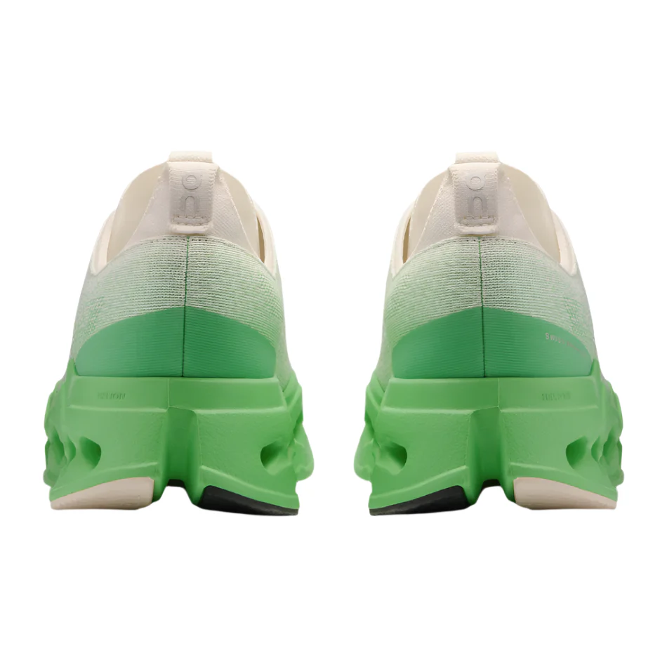 On Men's Cloudsurfer Max Running Shoes in Ivory/Honeydew AW25 - Image 4
