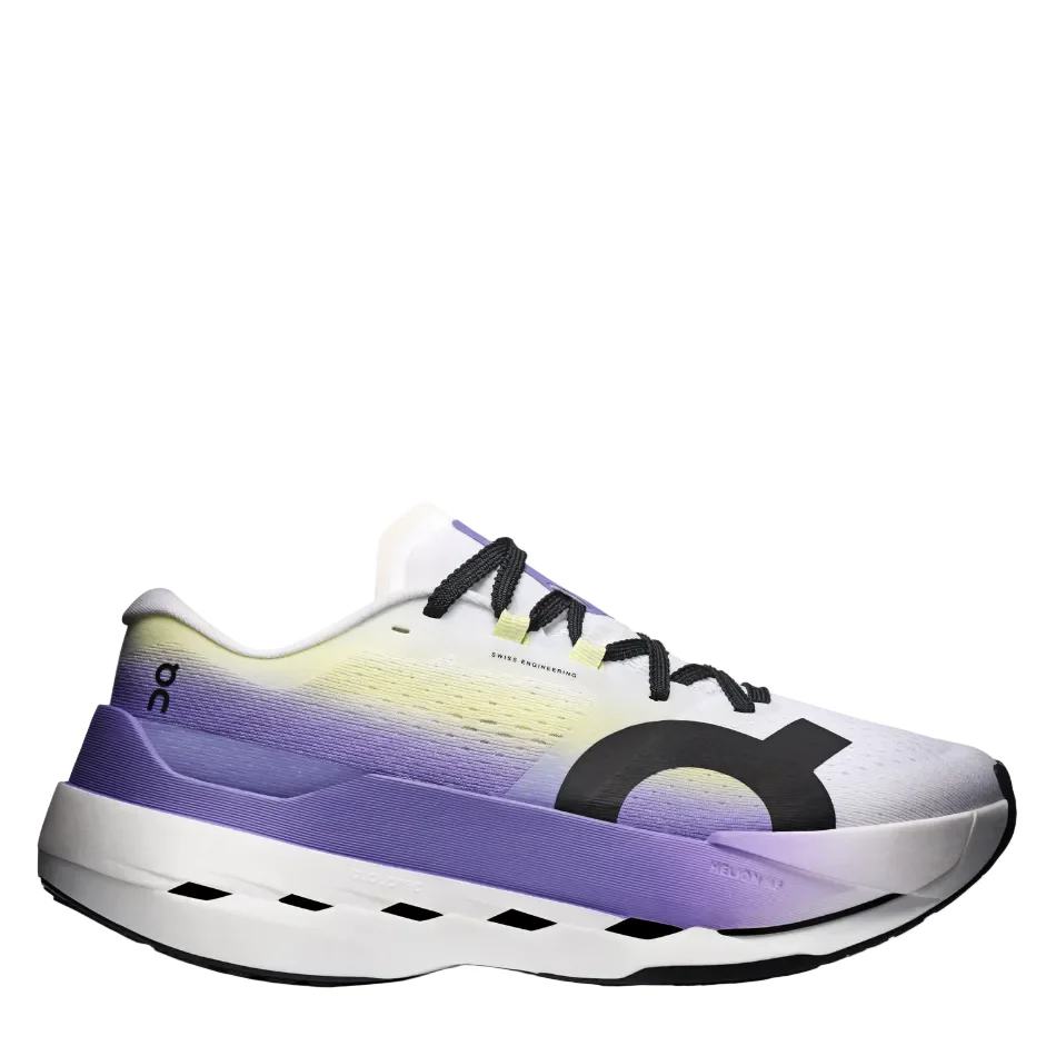 On Men's Cloudboom Max Running Shoes in White/Juniper SS26