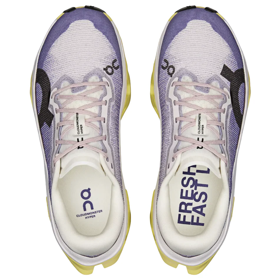 On Men's Cloudmonster 3 Hyper Running Shoes in Lily/Limelight SS26 - Image 5