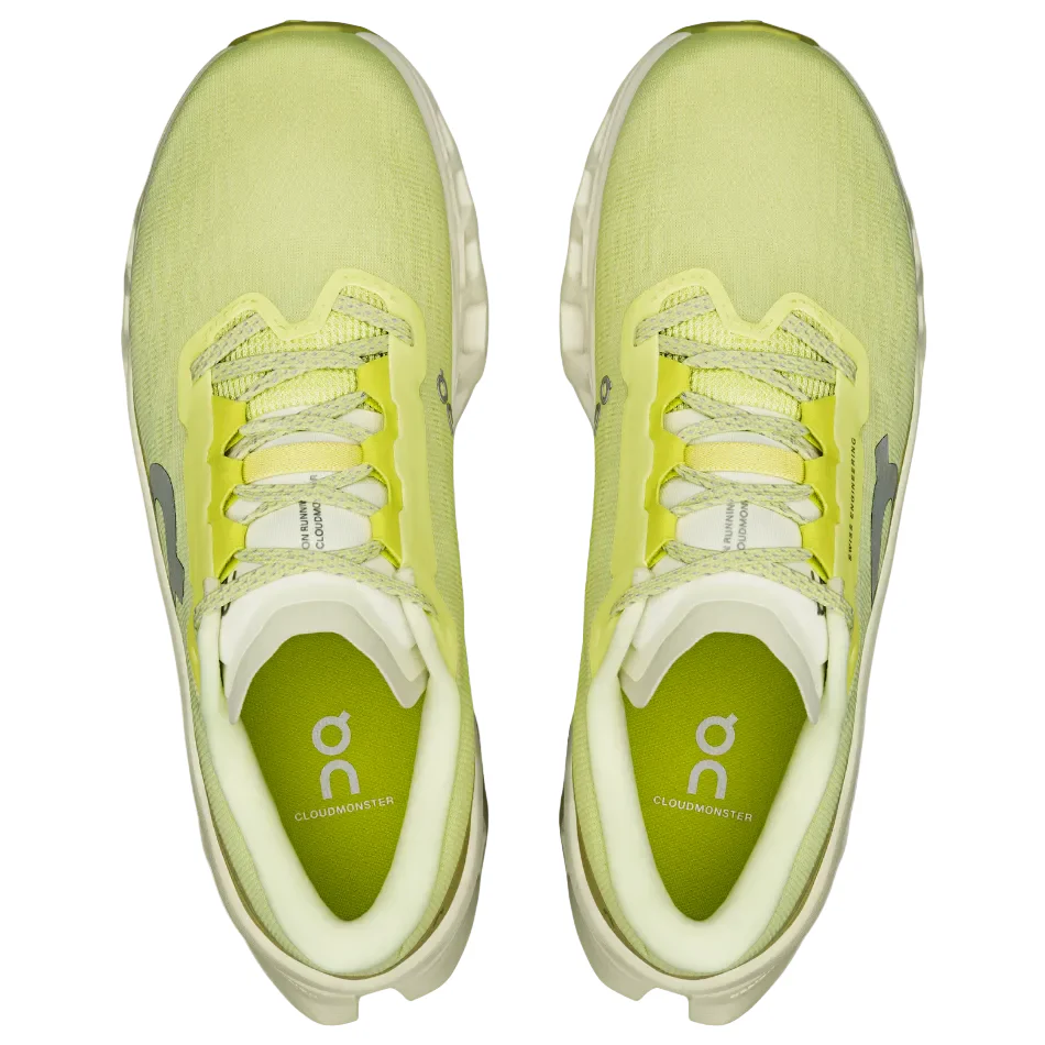 On Women's Cloudmonster 3 Running Shoes in Limelight/Seedling SS26 - Image 5
