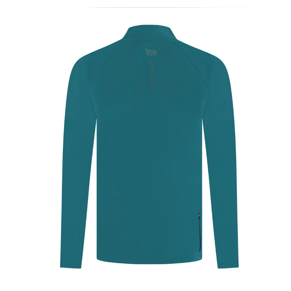 Pressio Men's Perform Thermal 1/4 Zip Top in Ocean Blue AW25 - Image 2