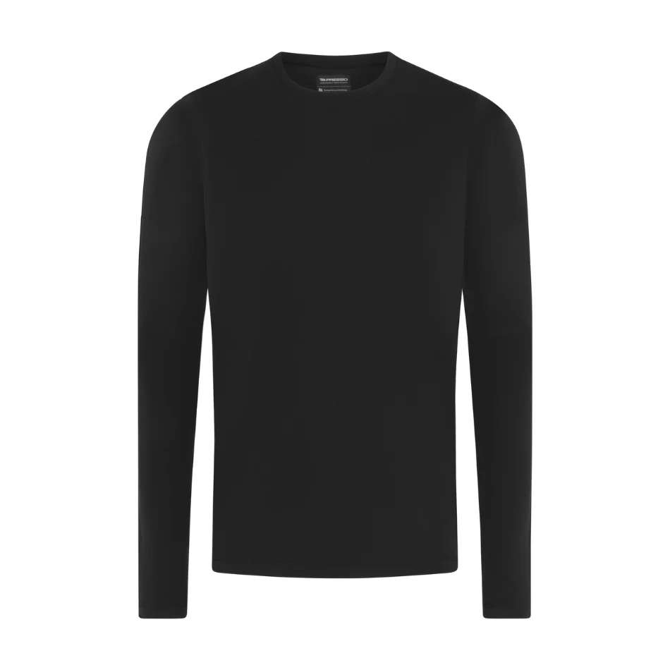 Pressio Men's Sustain Long Sleeve Top in Black AW24