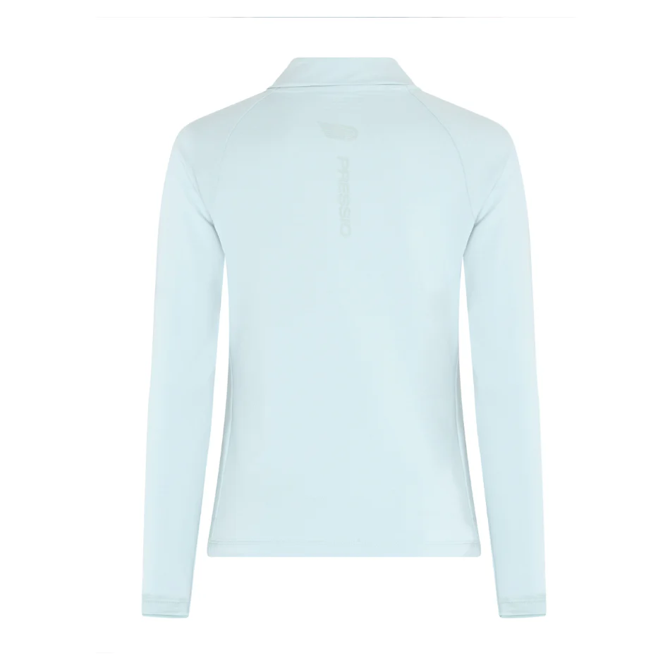 Pressio Women's Perform Thermal 1/4 Zip Top in Cloud Blue AW25 - Image 2