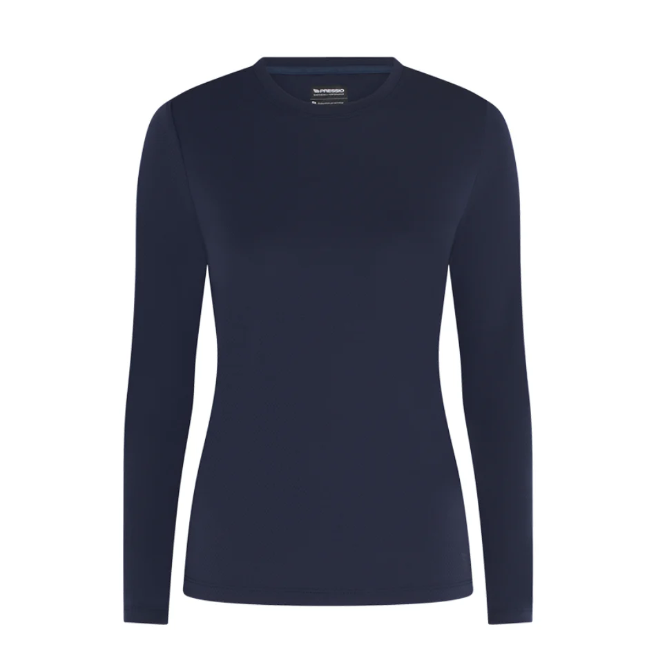 Pressio Women's Sustain Long Sleeved Top in Navy AW25