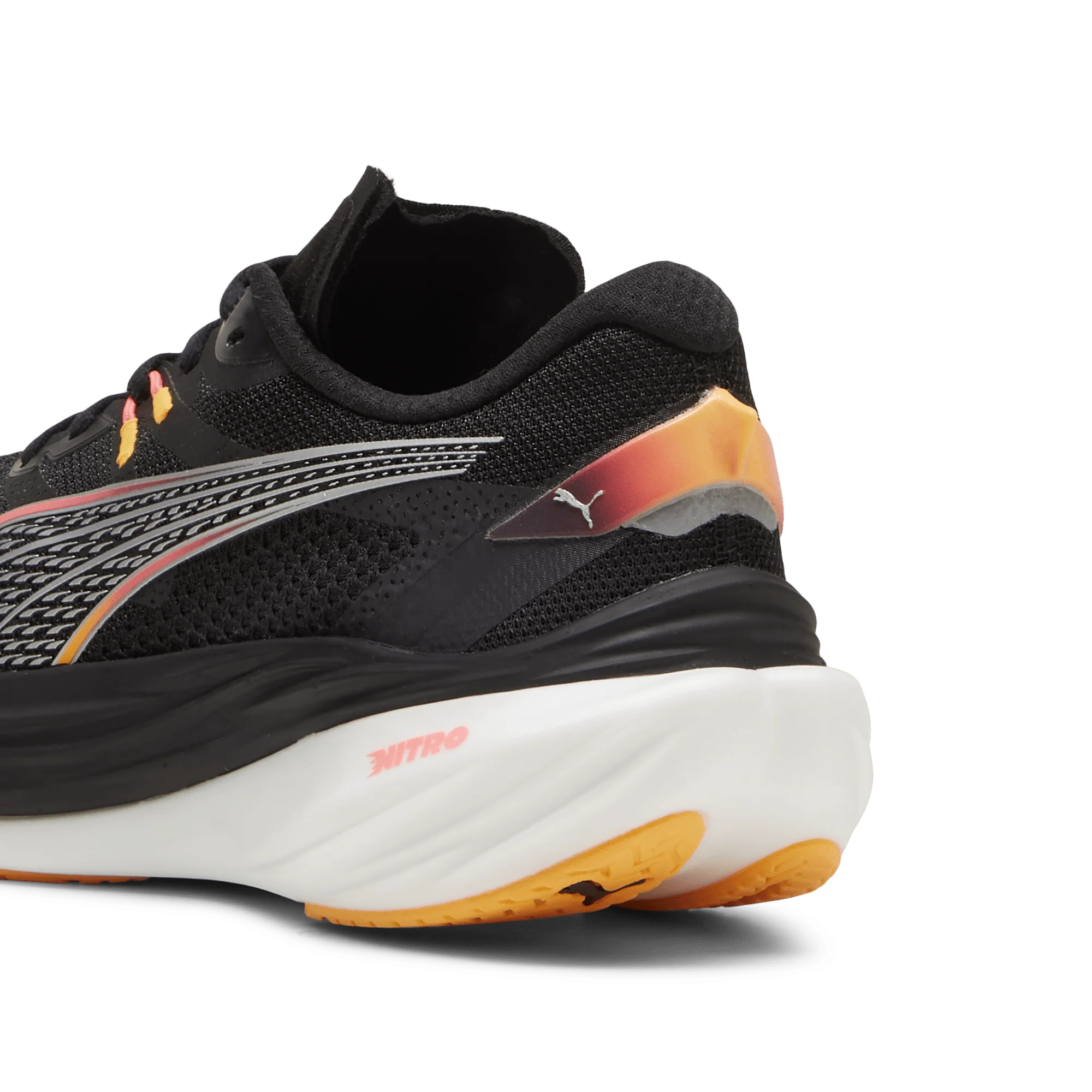 Puma Women's Deviate Nitro 3 Running Shoes in Black/Sunset Glow/Sun Stream AW24 - Image 6