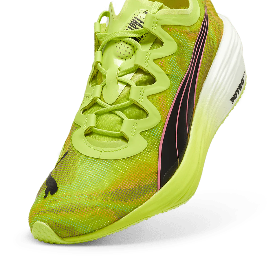 Puma Fast-FWD Nitro Elite Psychedelic Rush Men's Running Shoes SS24 Lime Pow-Puma Black-Poison Pink - Image 3