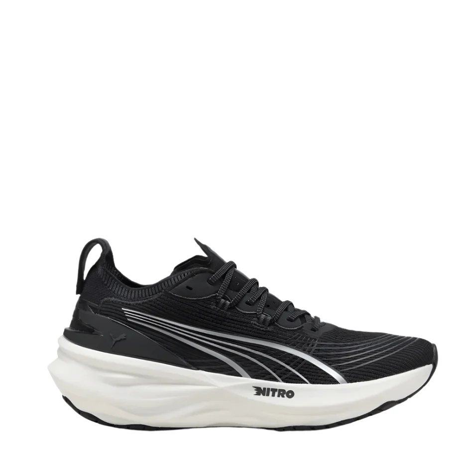 Puma Men's ForeverRun NITRO 2 Running Shoes in PUMA Black/PUMA White SS25