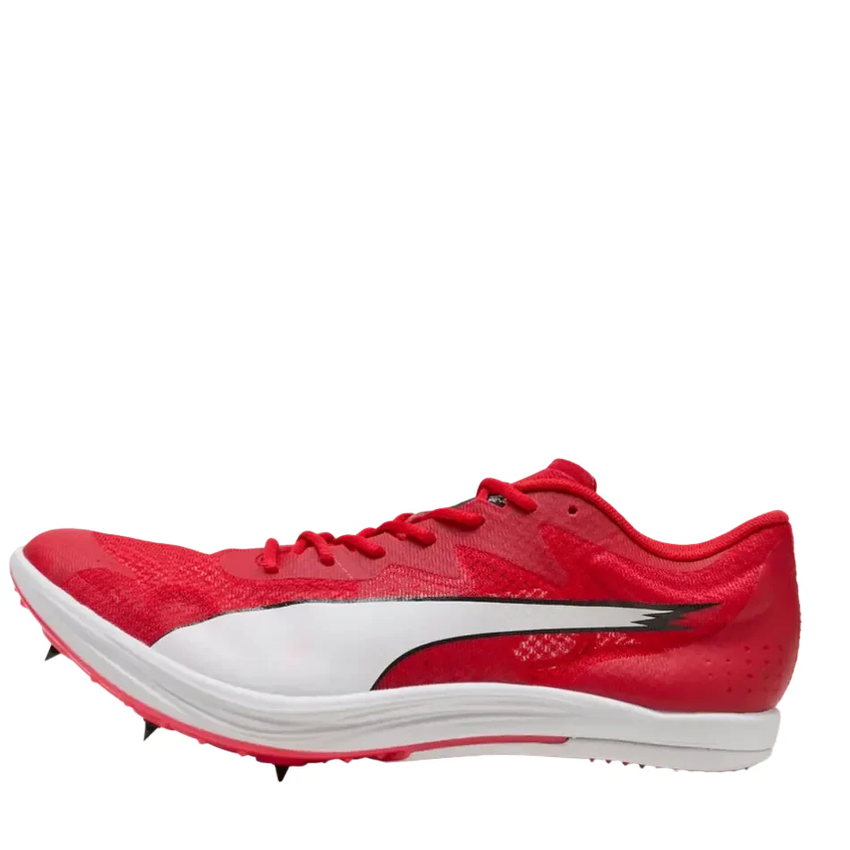 PUMA Unisex evoSPEED Long Distance Running Spikes in All Time Red/PUMA White/PUMA Black SS26 - Image 3