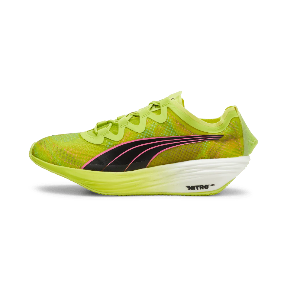 Puma Fast-FWD Nitro Elite Psychedelic Rush Women's  Running Shoes SS24 Lime Pow-Puma Black-Poison Pink - Image 3