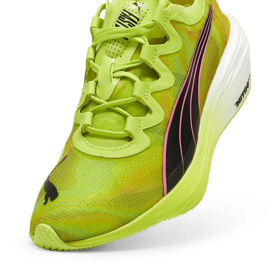 Puma Fast-FWD Nitro Elite Psychedelic Rush Women's  Running Shoes SS24 Lime Pow-Puma Black-Poison Pink - Image 5