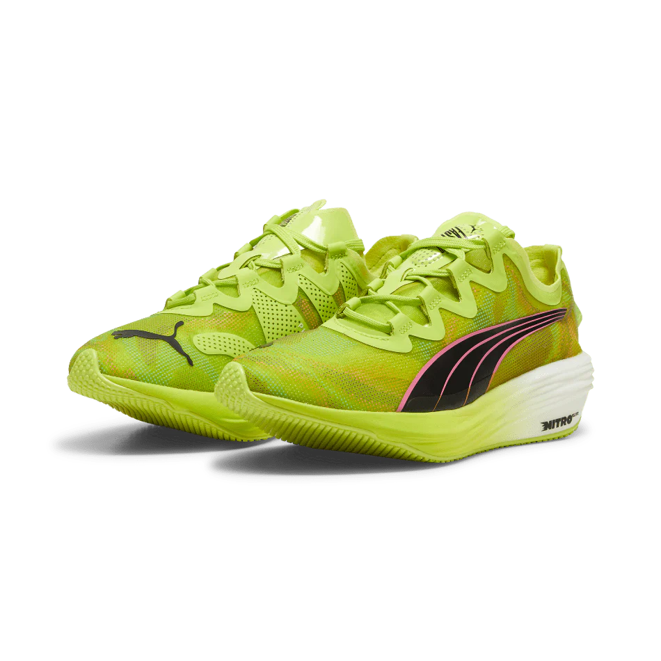 Puma Fast-FWD Nitro Elite Psychedelic Rush Women's  Running Shoes SS24 Lime Pow-Puma Black-Poison Pink - Image 6