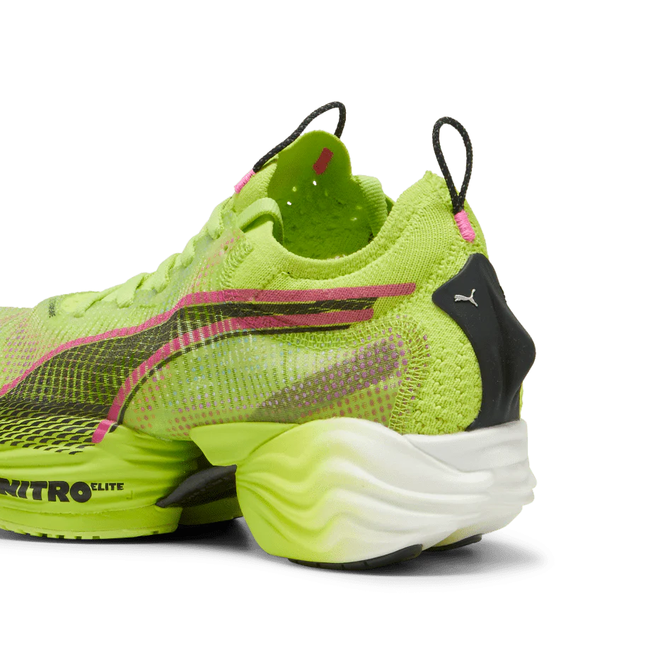 Puma FAST-R Nitro Elite 2 Psychedelic Rush  Women's  Running Shoes SS24 Lime Pow-Puma Black-Poison Pink - Image 3