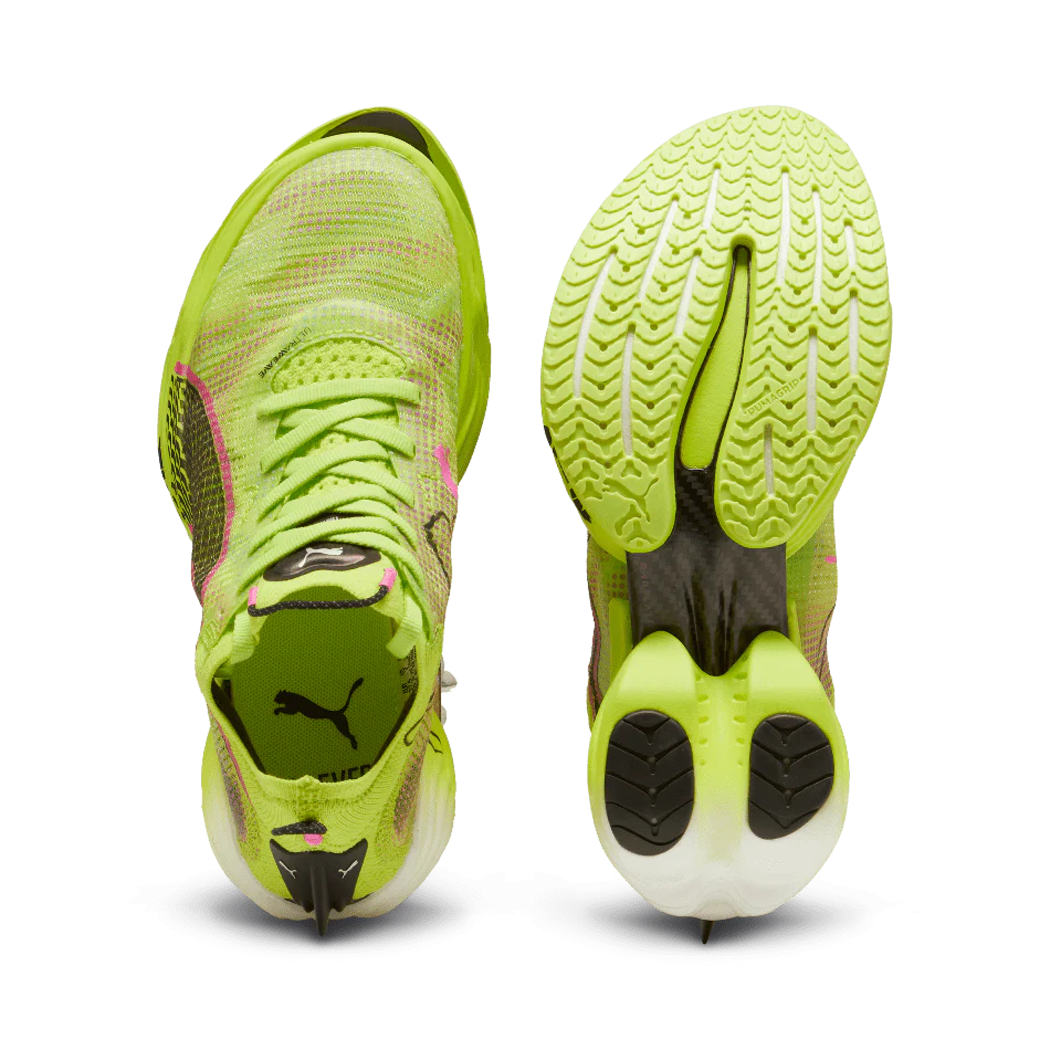 Puma FAST-R Nitro Elite 2 Psychedelic Rush  Women's  Running Shoes SS24 Lime Pow-Puma Black-Poison Pink - Image 5