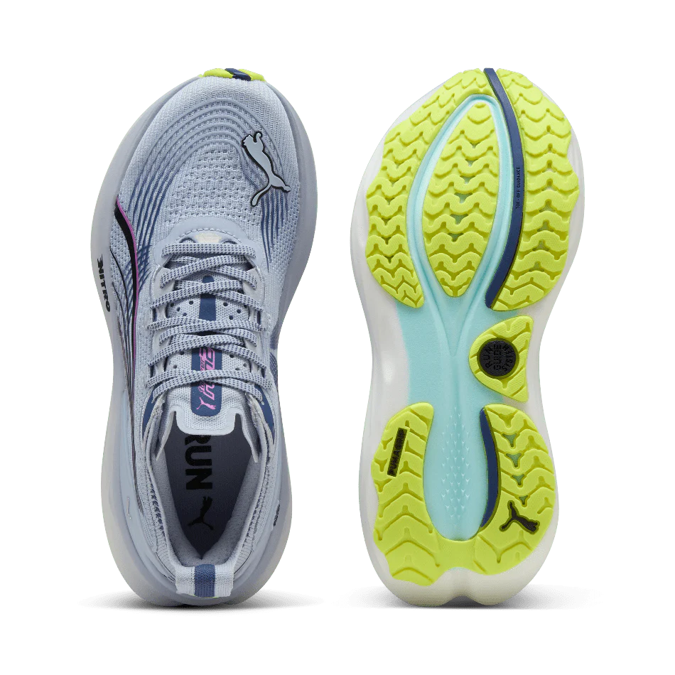 Puma Women's ForeverRun NITRO 2 Running Shoes in Cool Weather/Yellow Alert SS25 - Image 3