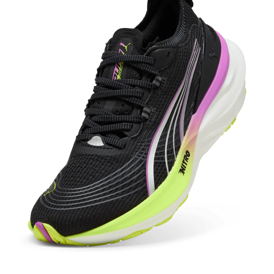 Puma Women's ForeverRun NITRO 2 Running Shoes in Puma Black/Pure Magneta SS25 - Image 2