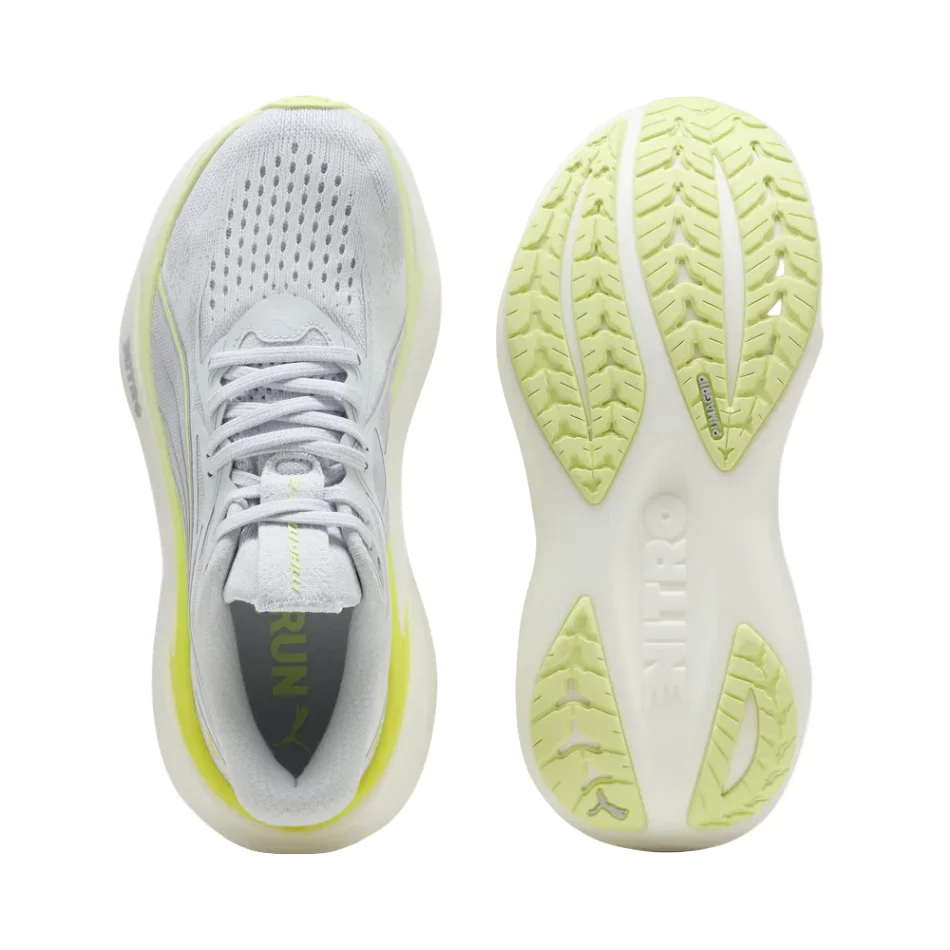PUMA Women's MagMax NITRO 2 Running Shoes in Silver Mist/Apple Spritz SS26 - Image 2