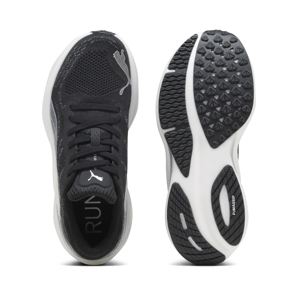 Puma Magnify Nitro 2 Women's Running Shoes in PUMA Black/White/Silver AW24 - Image 6