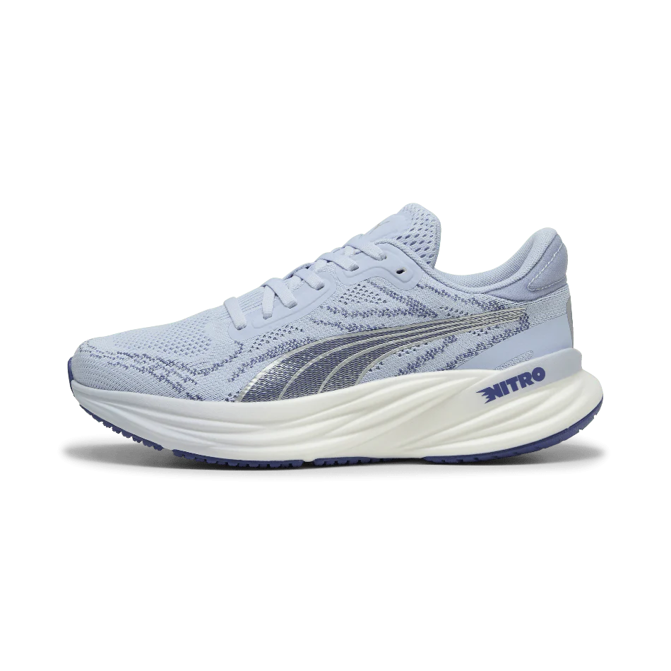 Puma Women's Magnify NITRO 2 Running Shoes in Cool Weather/Blue Crystal SS25 - Image 7