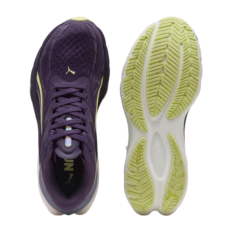 PUMA Women's Velocity NITRO 4 Running Shoes in Deep Plum/Apple Spritz SS26 - Image 2