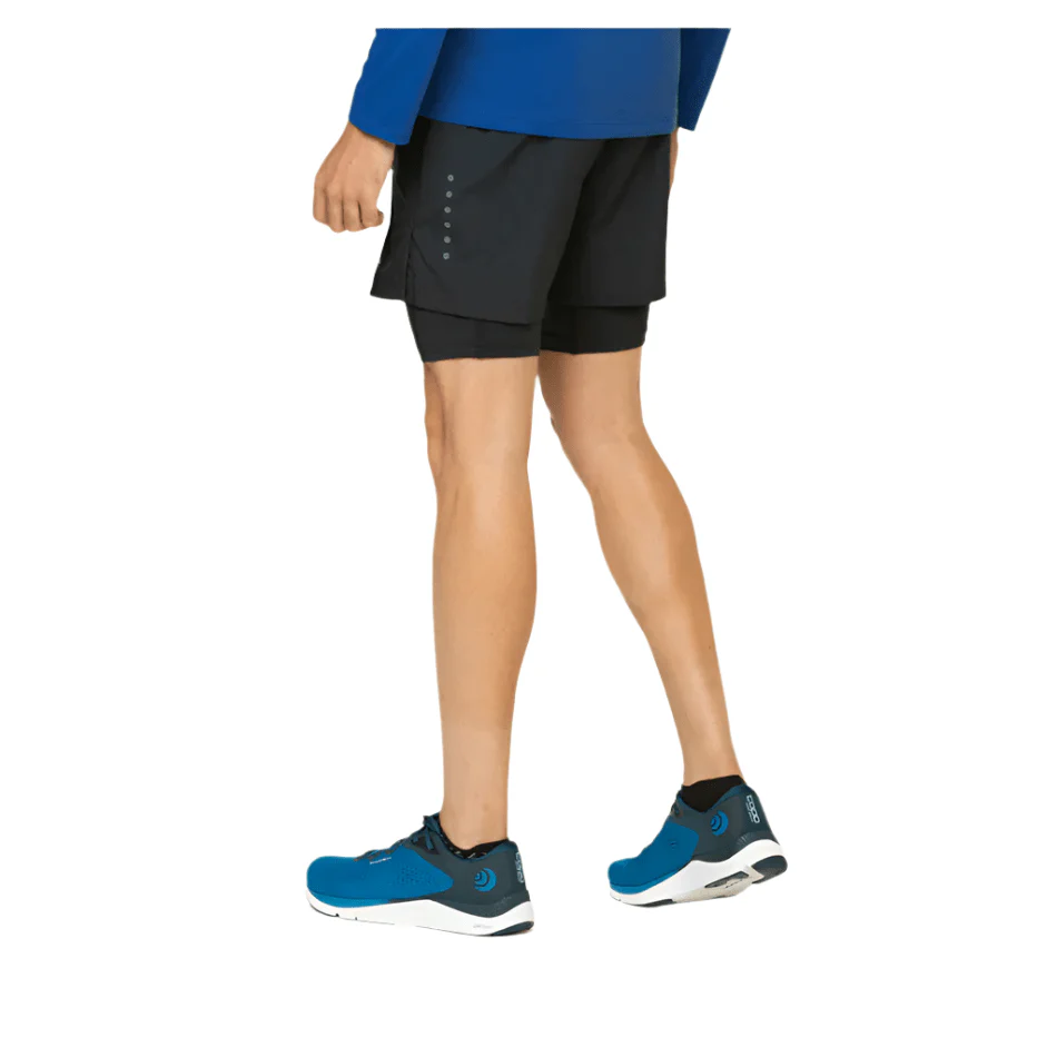 Ronhill Men's Core Twin Short in All Black SS26 - Image 2