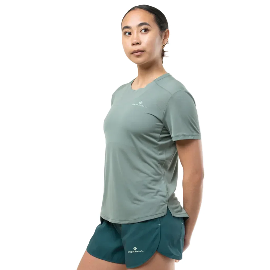 Ronhill Women's Tech 4.5 Shorts in Evening Haze/Seafoam SS26 - Image 2