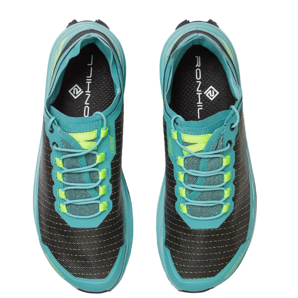Ronhill Women's Reverence 2 Trail Running Shoes in Porcelain/Safety Yellow SS26 - Image 2