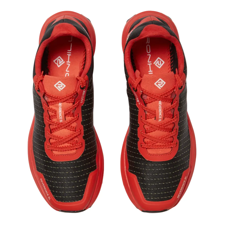 Ronhill Men's Reverence SL Trail Running Shoes in Black/Red SS26 - Image 2