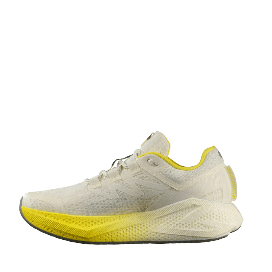 Salomon Men's Aeroglide 3 Running Shoes in Vanilla Ice/Blazing Yellow/Sedona Sage AW25 - Image 5