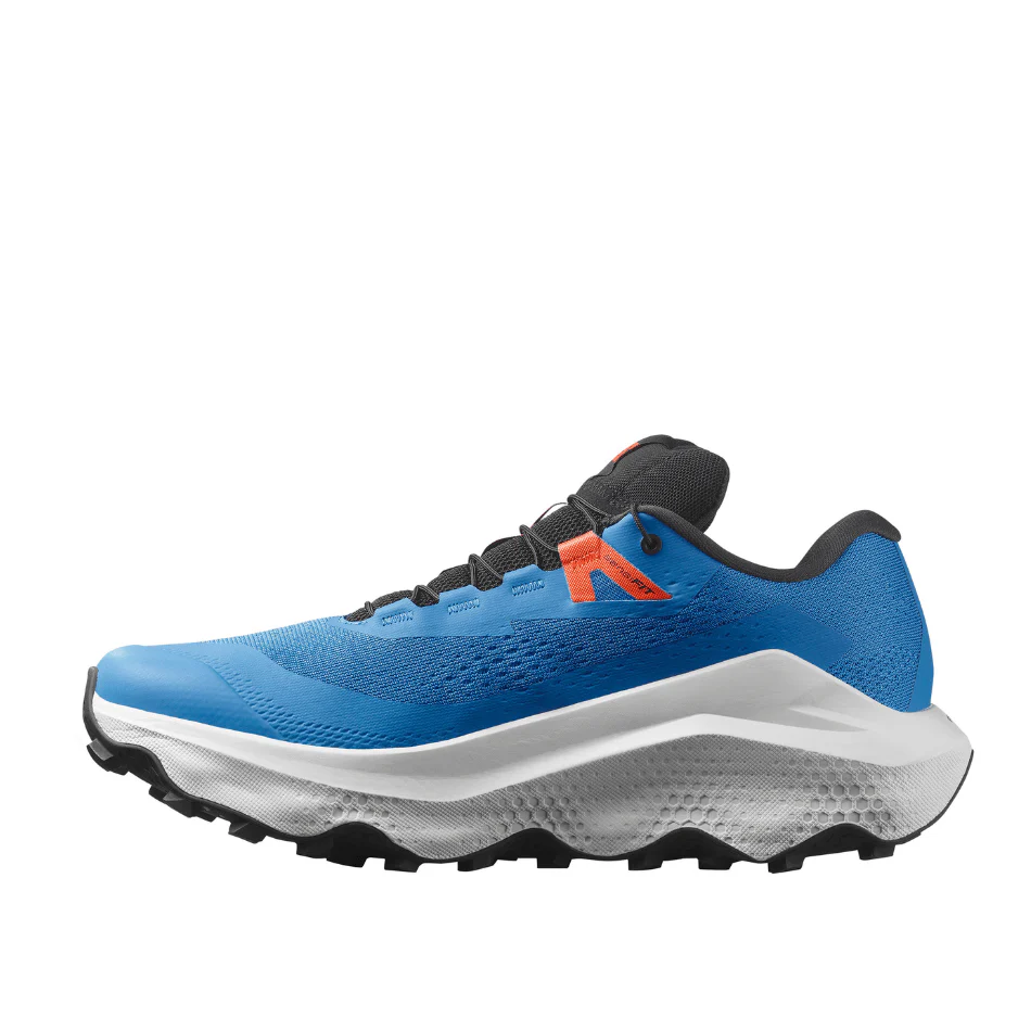 Salomon Men's Ultra Glide 3 Running Shoes in French Blue/Lunar Rock/Sharp Green SS25 - Image 4