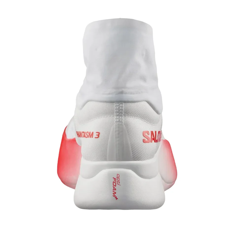Salomon Unisex S/LAB Phantasm 3 Running Shoes in White/White/Fiery Red SS26 - Image 4