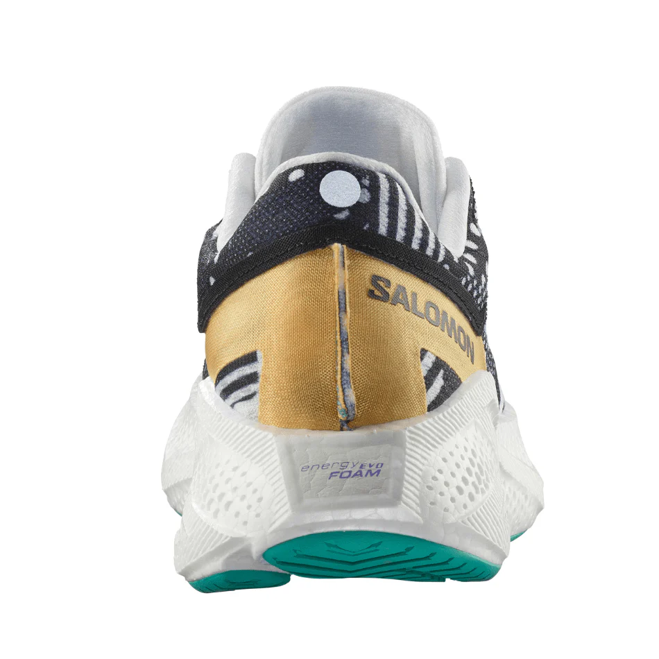 Salomon Women's Aeroglide 3 Proto Pack Running Shoes in White/Black/Waterfall SS25 - Image 3