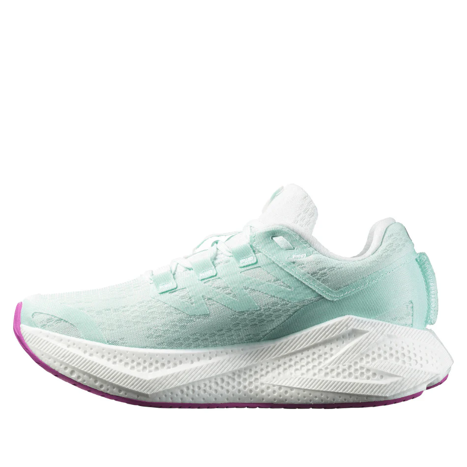 Salomon Women's Aeroglide 3 Running Shoes in Bay/White/Willowherb SS25 - Image 4