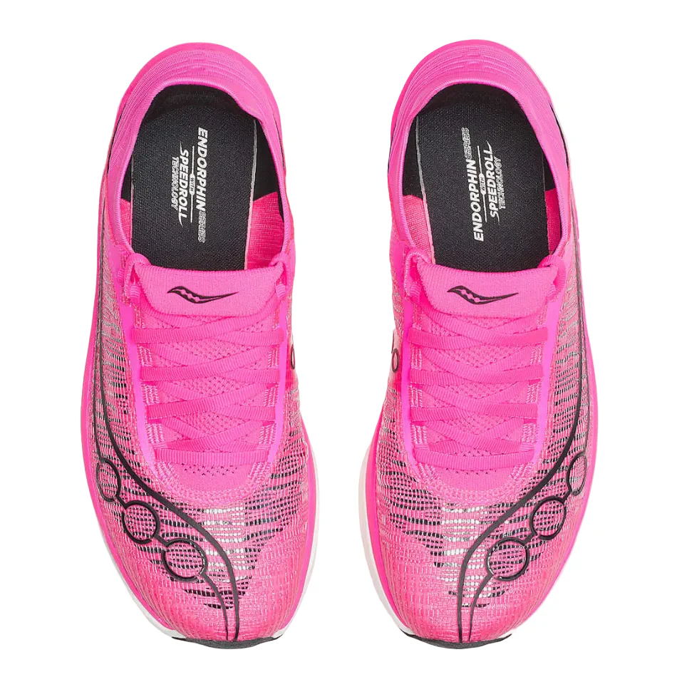 Saucony Unisex Endorphin Elite 2 Running Shoes in Shock /Black SS26 - Image 2