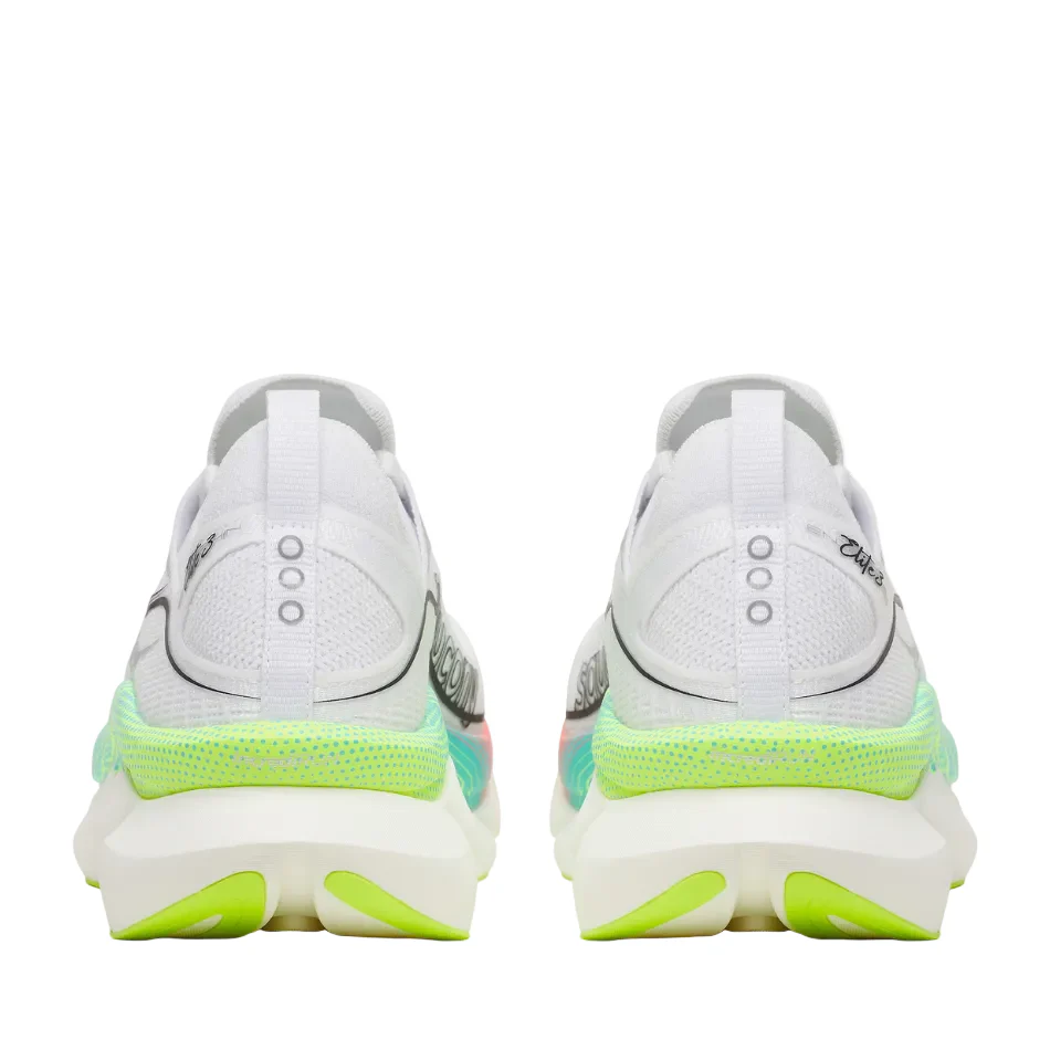 Saucony Unisex Endorphin Elite 3 Running Shoes in White/Multi AW26 - Image 3