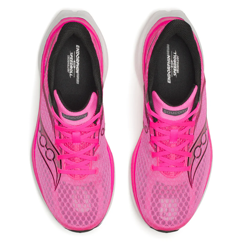 Saucony Women's Endorphin Speed 5 Running Shoes in Shock/Black SS26 - Image 2