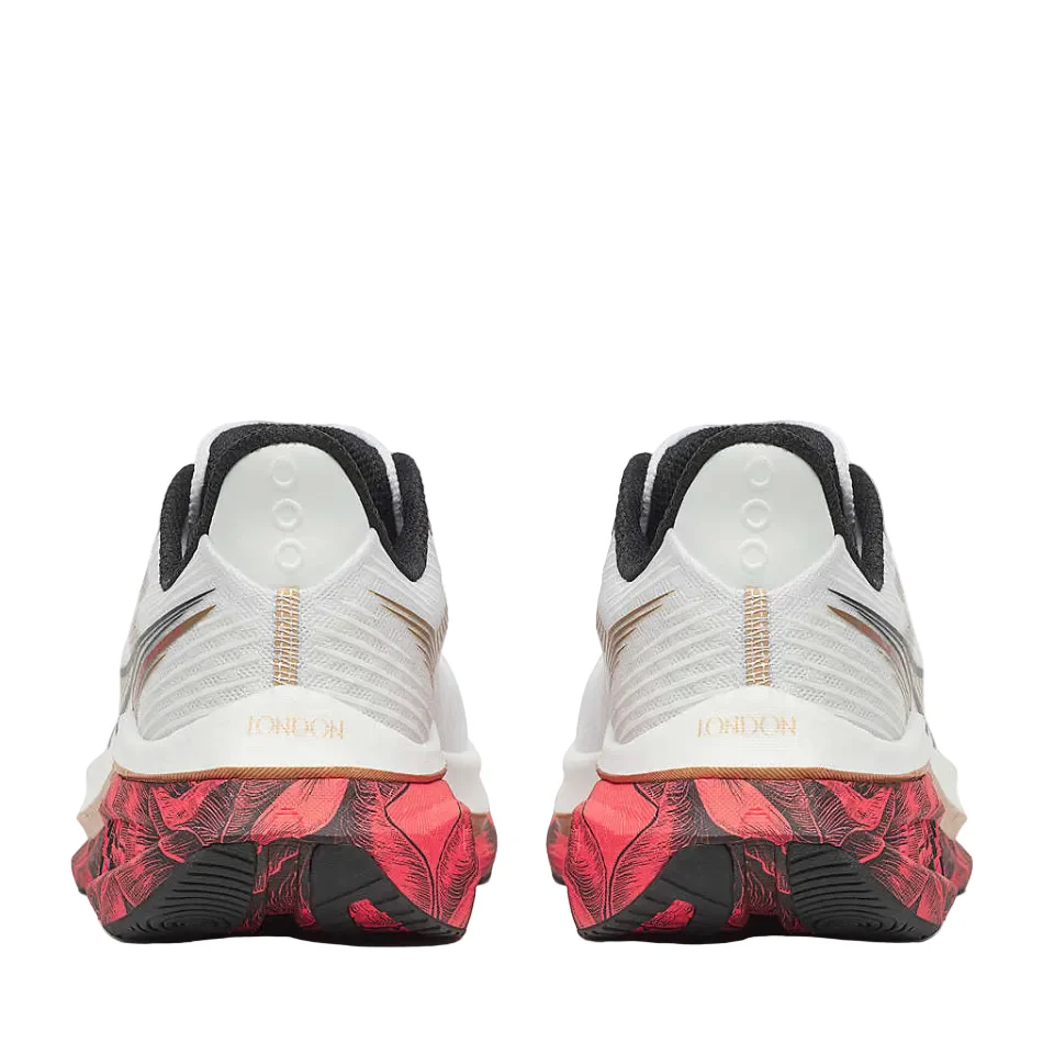 Saucony Women's London Endorphin Speed 5 Running Shoes in White/Black SS26 - Image 4