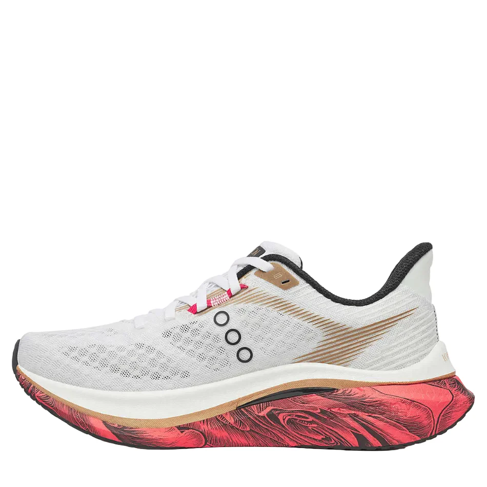Saucony Women's London Endorphin Speed 5 Running Shoes in White/Black SS26 - Image 6