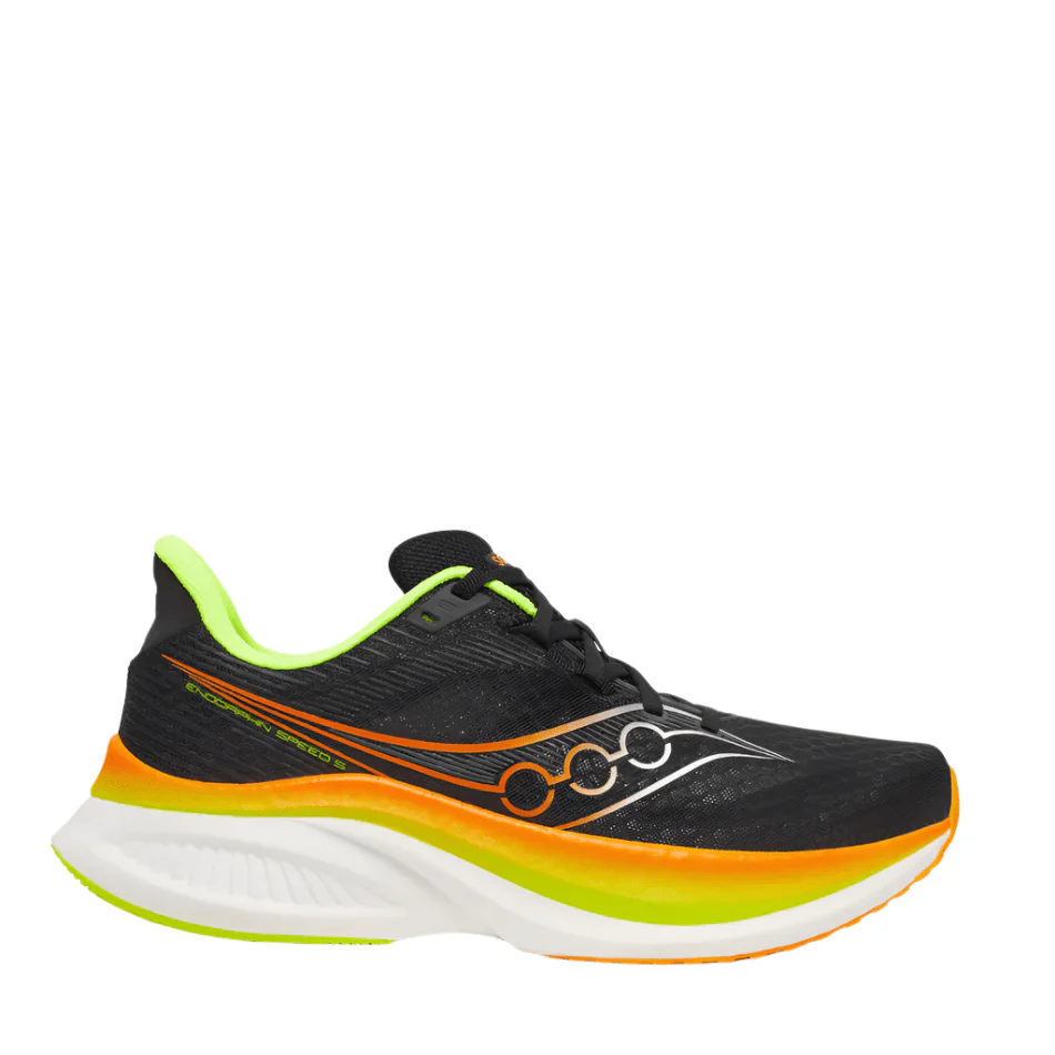 Saucony Men's Endorphin Speed 5 Running Shoes in Black/Vo2 AW25