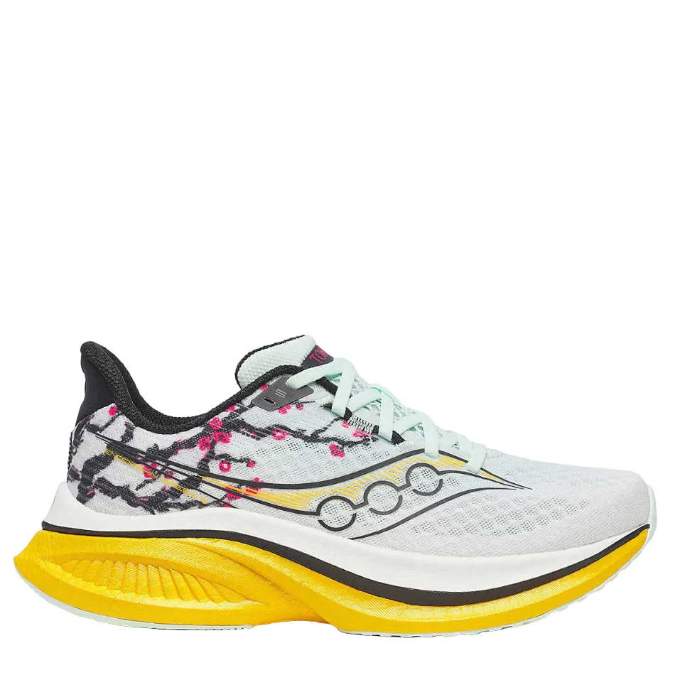 Saucony Women's Tokyo Endorphin Speed 5 Running Shoes in White/Fleur SS26