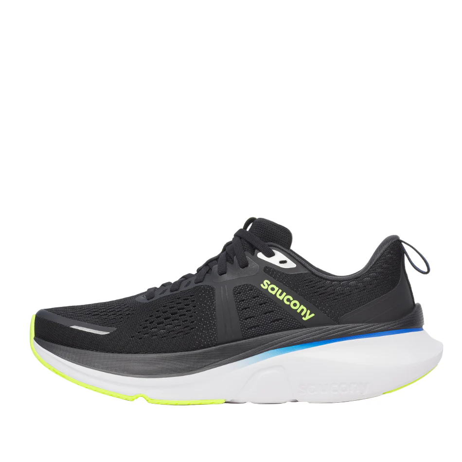 Saucony Men's Guide 18 Running Shoes in Black/Lapis AW25 - Image 6
