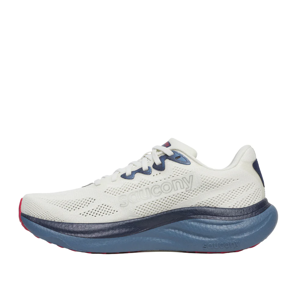 Saucony Men's Ride 19 Running Shoes in Ivory/Storm SS26 - Image 5