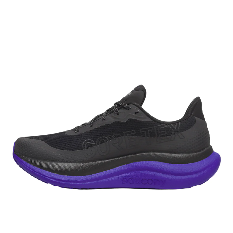 Saucony Men's Triumph 23 GTX Running Shoes in Black/Regal AW25 - Image 6
