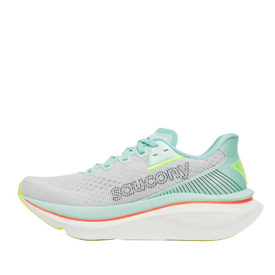 Saucony Women's Endorphin Azura Running Shoes in White/Splash SS26 - Image 6