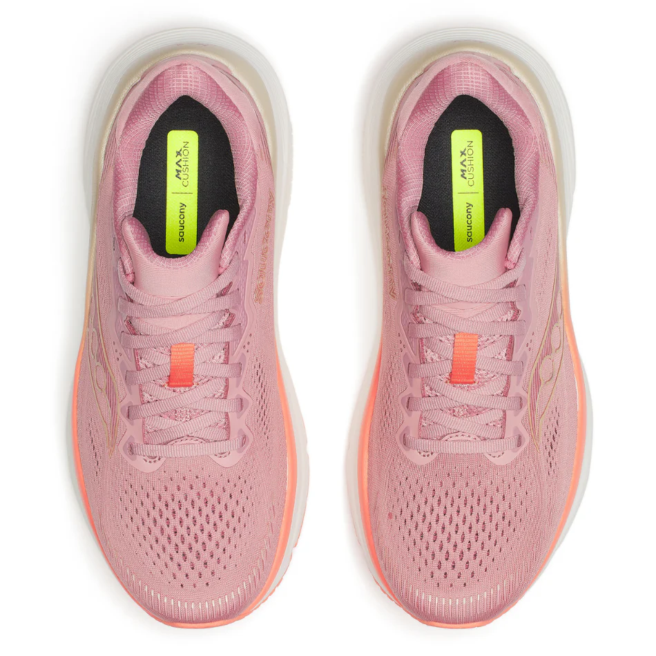 Saucony Women's Guide 19 Running Shoes in Mauve/Salmon SS26 - Image 4