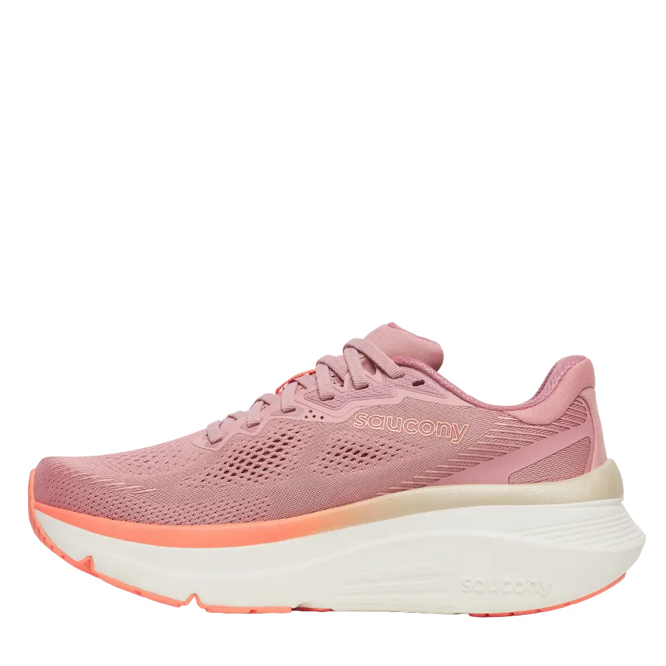 Saucony Women's Guide 19 Running Shoes in Mauve/Salmon SS26 - Image 6