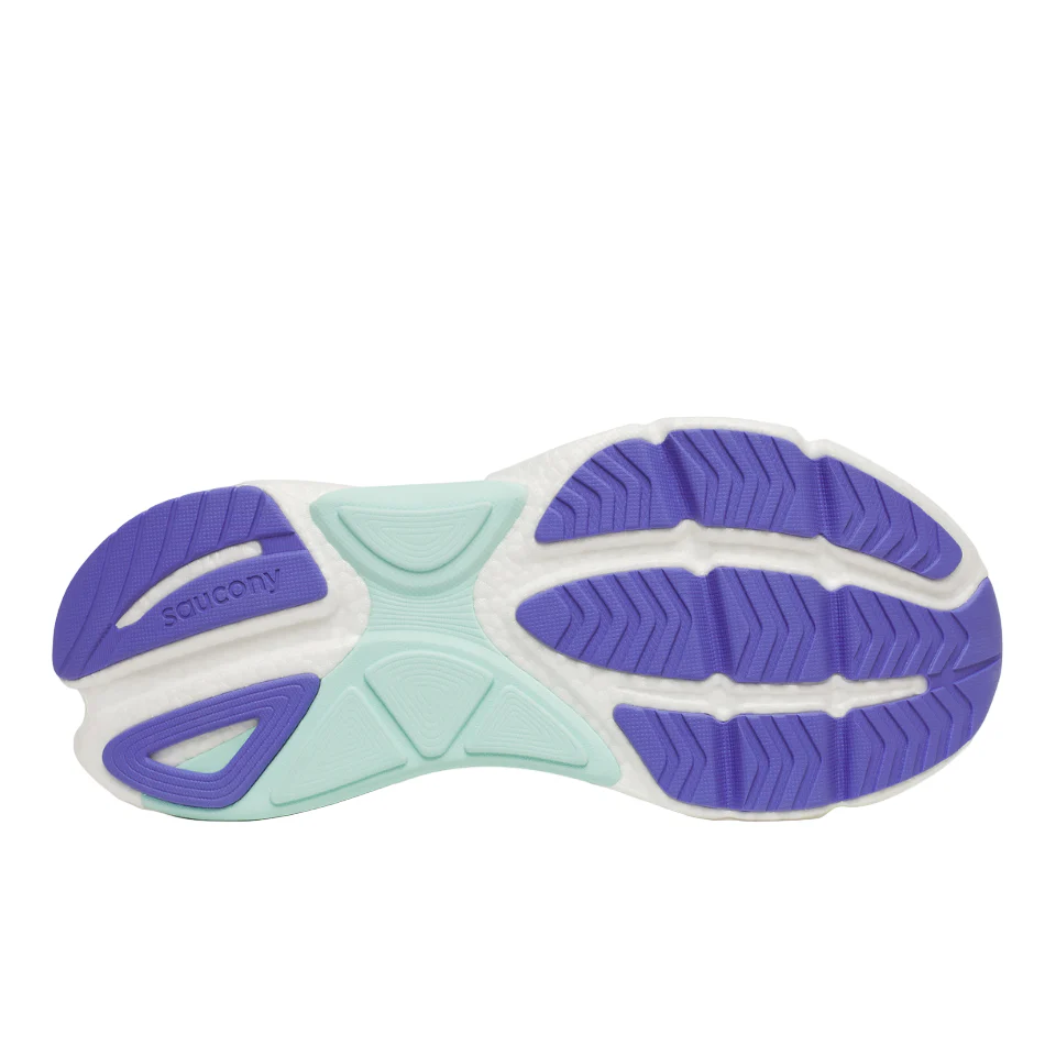 Saucony Women's Omni ST 23 Running Shoes in Aqua/Citron SS26 - Image 5