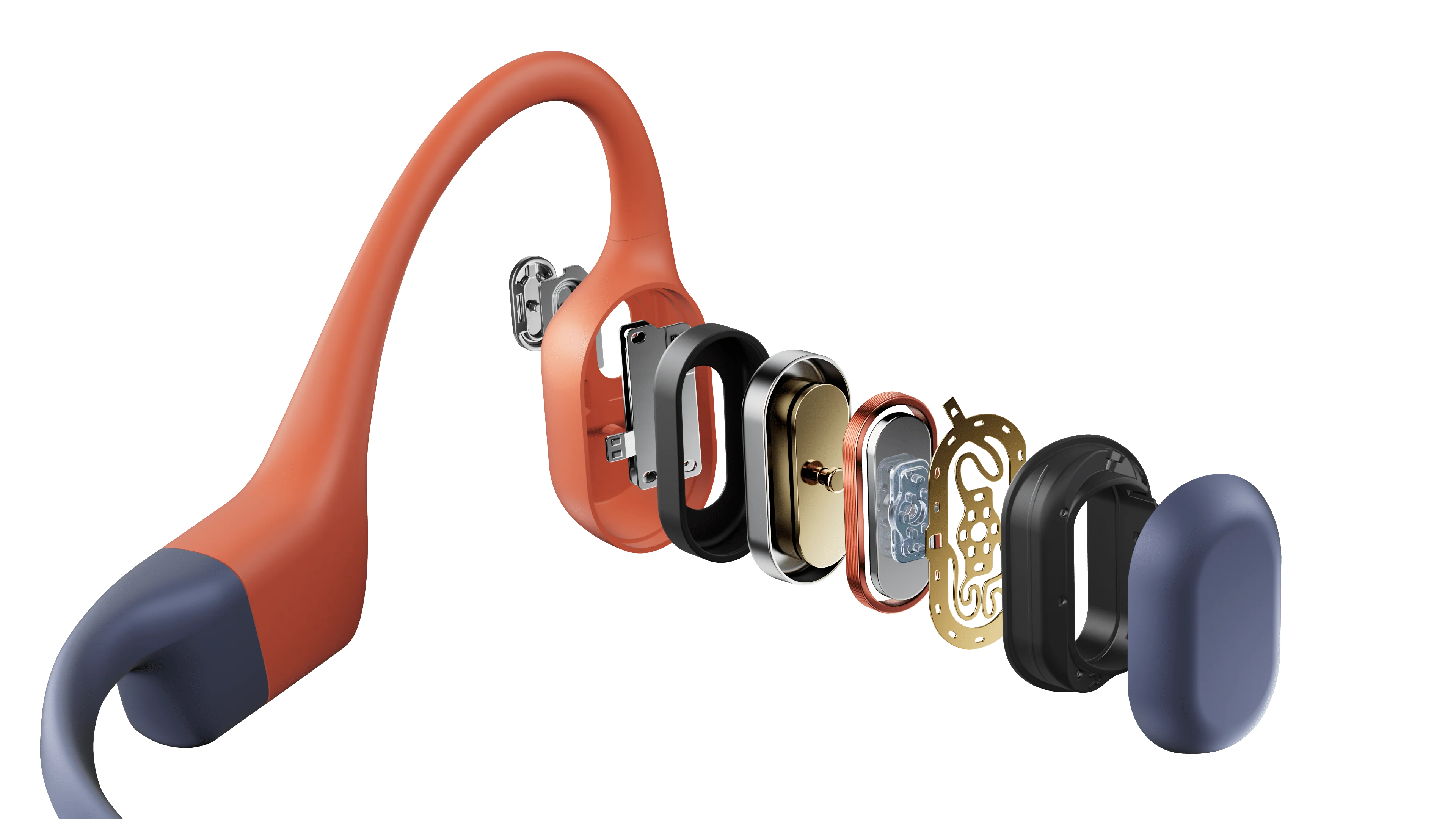 Shokz Openswim Pro Headphones in Red - Image 7