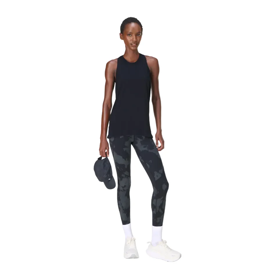 Sweaty Betty Athlete Featherweight Loose Seamless Tank in Black SS26 - Image 3