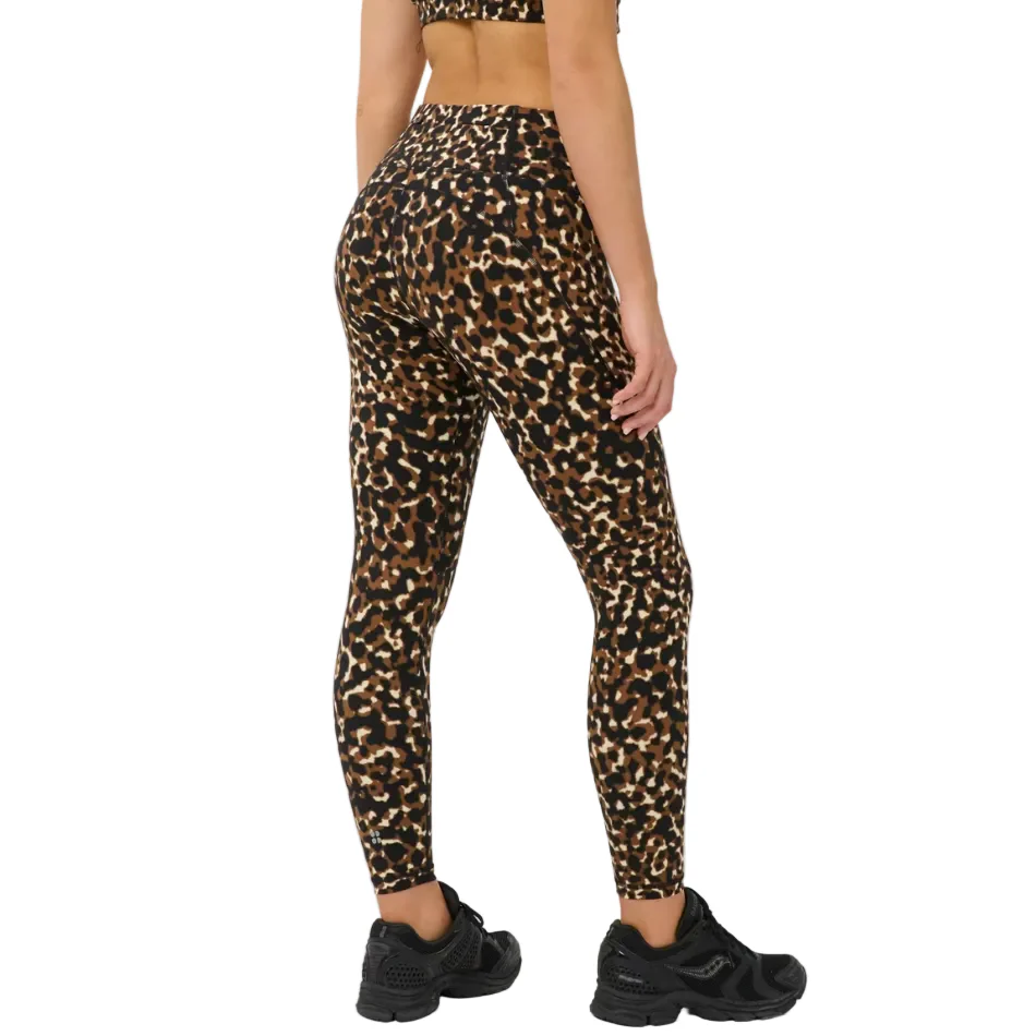 Sweaty Betty Power 7/8 Workout Leggings in Brown Offbeat Animal Print AW26 - Image 3