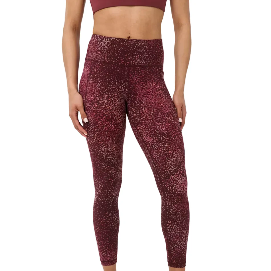 Sweaty Betty Power 7/8 Workout Leggings in Red Dot Terrain Print AW26 - Image 4